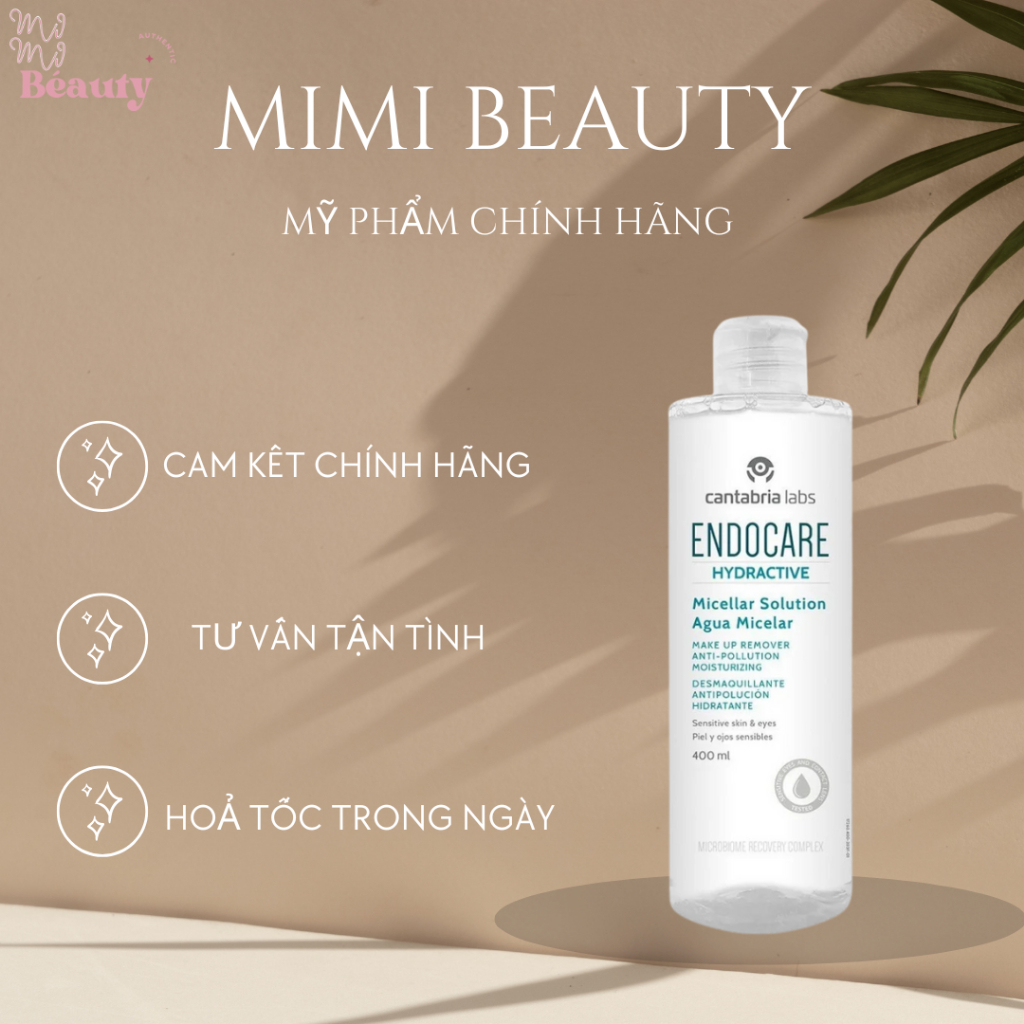 [CHÍNH HÃNG] Nước Tẩy Trang Endocare Hydractive Micellar Solution Agua Micelar (400ml)