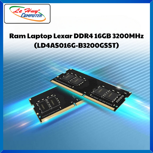 Ram Laptop Lexar DDR4 16GB 3200MHz 1.2v (LD4AS016G-B3200GSST) - Hàng Chính Hãng