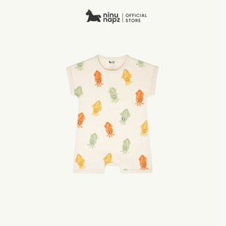 NinuNapz - Áo liền quần ngắn tay cao cấp cho bé từ 6M-24M - Vải sợi tre pha cotton siêu mềm mịn, êm ái