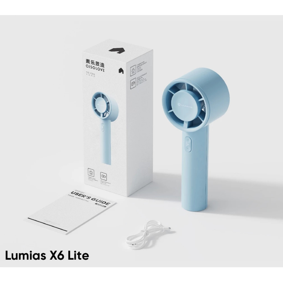 Quạt tích điện - Quạt cầm tay mini Lumias X6 Lite - Quạt tích điện cầm tay Lumias X8EP / X8EG | BigBuy360 - bigbuy360.vn