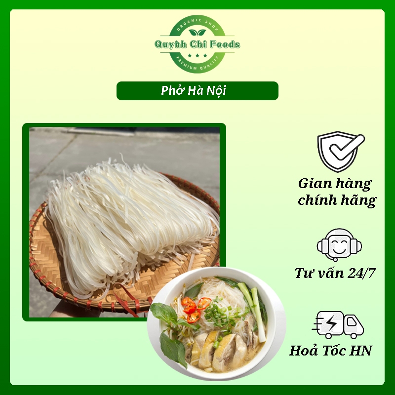 Phở khô Hà Nội / Sợi Phở Dai Ngon (gói 1kg)