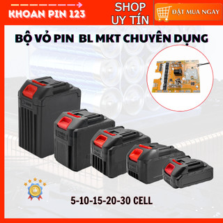  Bộ vỏ pin bulong MKT chuyên dụng 5-10-15-20-30 cell  không tem  