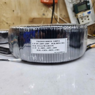 Biến áp cách ly 2KVA  - 100/120/220V 100% dây đồng bảo hành 3 năm Điện tử Hợp Long -Loại không vỏ