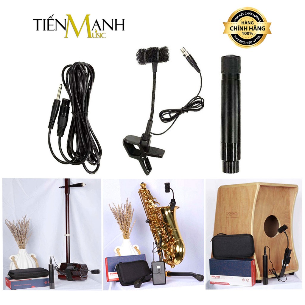 Micro Có Dây Cho Kèn, Sáo, Nhị, Saxophone và Nhạc cụ khác - Mic Wireless Microphone Dr.MIC DR-813