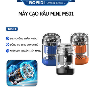  Máy Cạo Râu BOMIDI Mini MS01-Máy Cạo Râu Chống Nước IPX7 Pin Sạc,Bảo Hành 6 Tháng. 