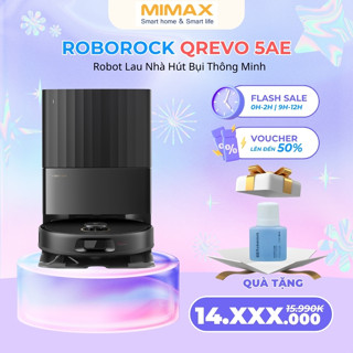   Hỏa Tốc - HCM  Roborock Qrevo 5AE robot hút bụi lau nhà | Lực hút 12000 Pa | Tự động giặt sấy khô | Bảo hành 2 năm 