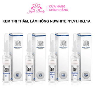 Kem Nuwhite Mibiti Prudente hồng nhũ hoa N1, hồng vùng kín nuwhite V1, khử thâm nách mông bẹn H6, hồng môi nuwhite L1A