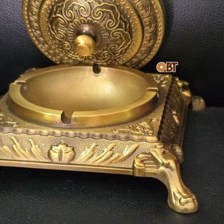 Gạt tàn bằng đồng trang trí phong thuỷ