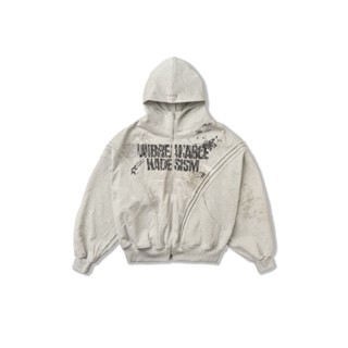  HADES ROCK SOLID ZIP HOODIE - HADES Brand Chính Hãng - Áo khoác form boxy Unisex 