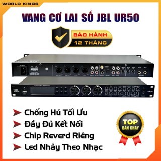  Vang Cơ Lai Số JBL UR50 Có REVERB – Chống Hú Mixer Karaoke Gia Đình Cao Cấp Kết Nối Bluetooth Âm Thanh Sống Động 