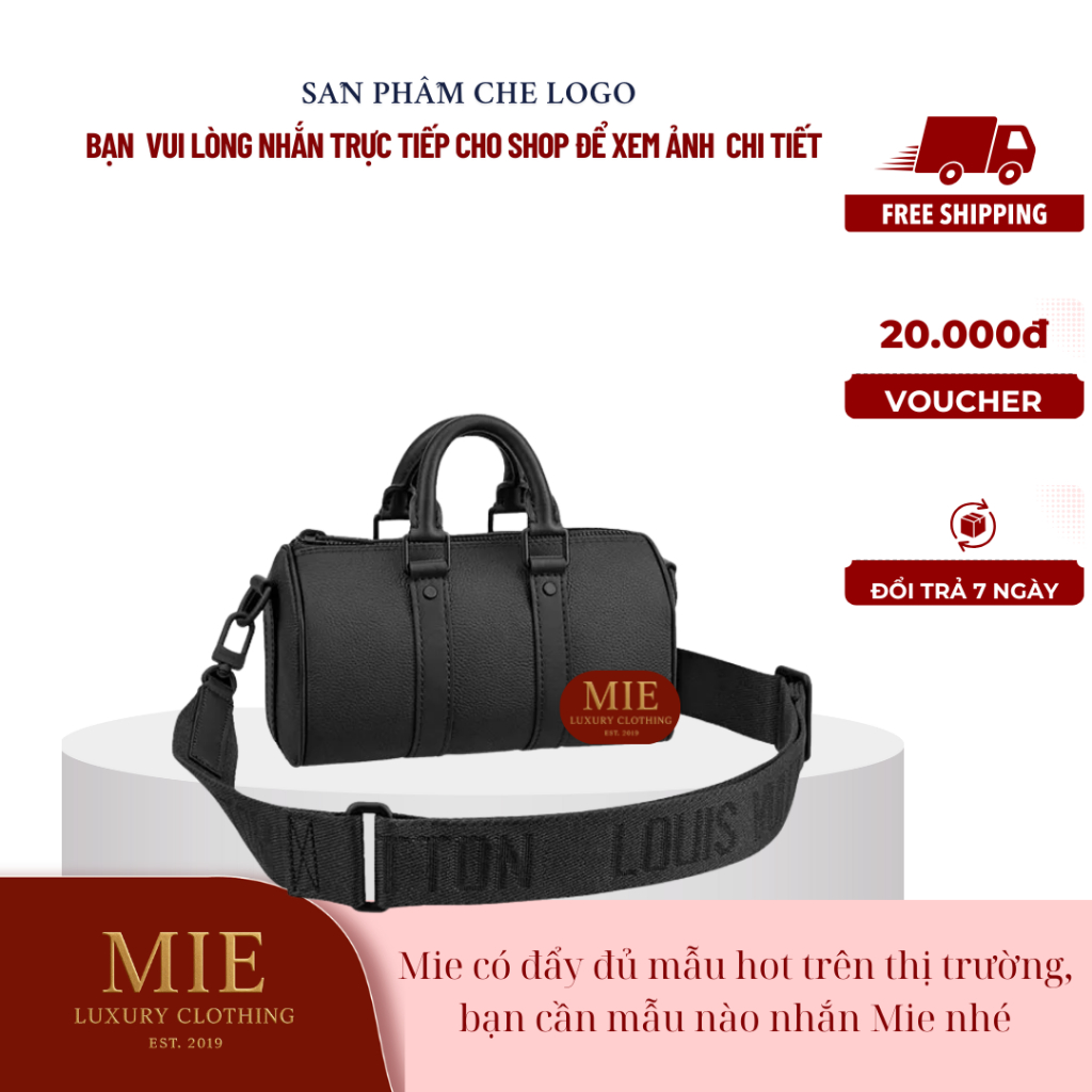 [ 𝐌𝐈𝐄 - 𝐋𝐔𝐗𝐔𝐑𝐘 𝐂𝐋𝐎𝐓𝐇𝐈𝐍𝐆 ] TÚI XÁCH  Keepall Bandoulière 25 Kích thước: 25 x 15 x 11 cm