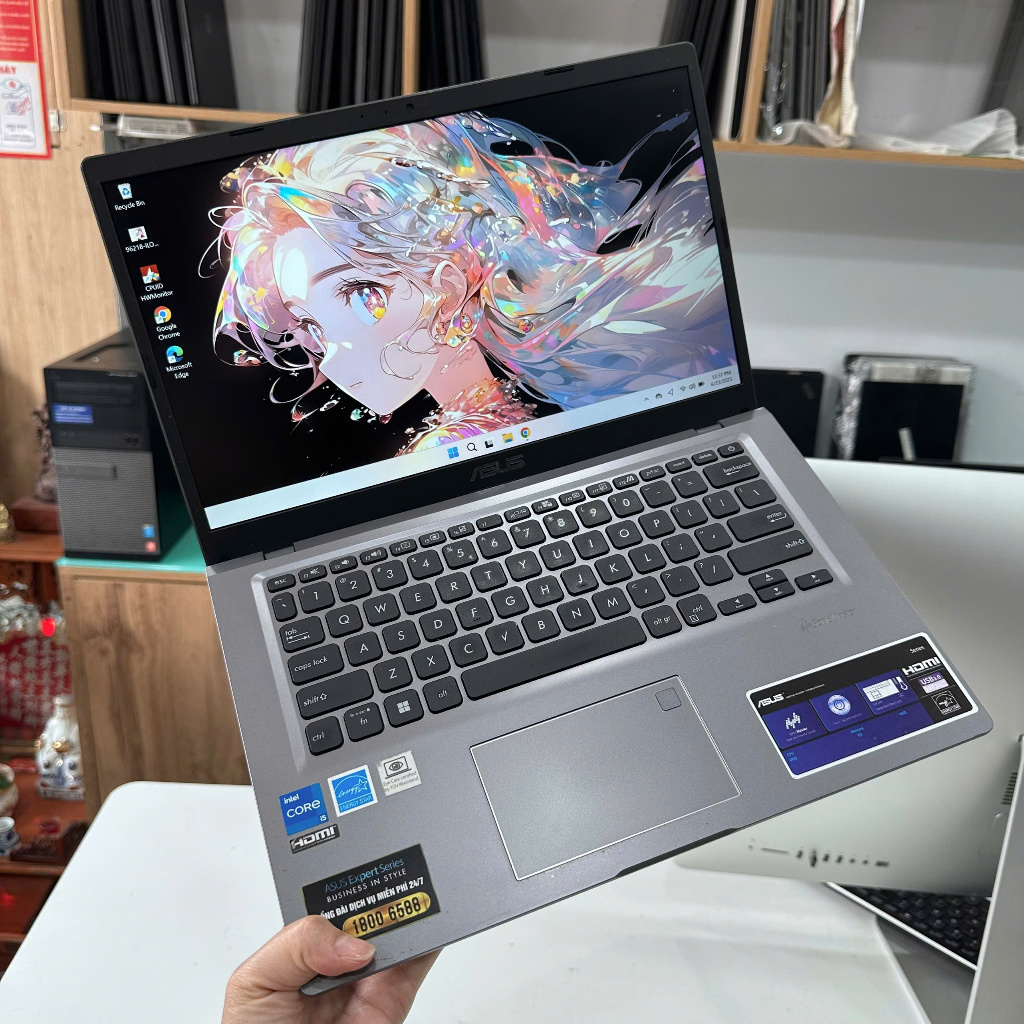 Laptop văn phòng Asus notebook P1412CE Core i5-1135G7 mạnh mẽ