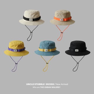 Nón Tai Bèo Chống Nắng Nam Nữ mới Thời trang Mũ Bucket Màu sắc tương phản phong cách retro cao cấp Nón Rộng Vành