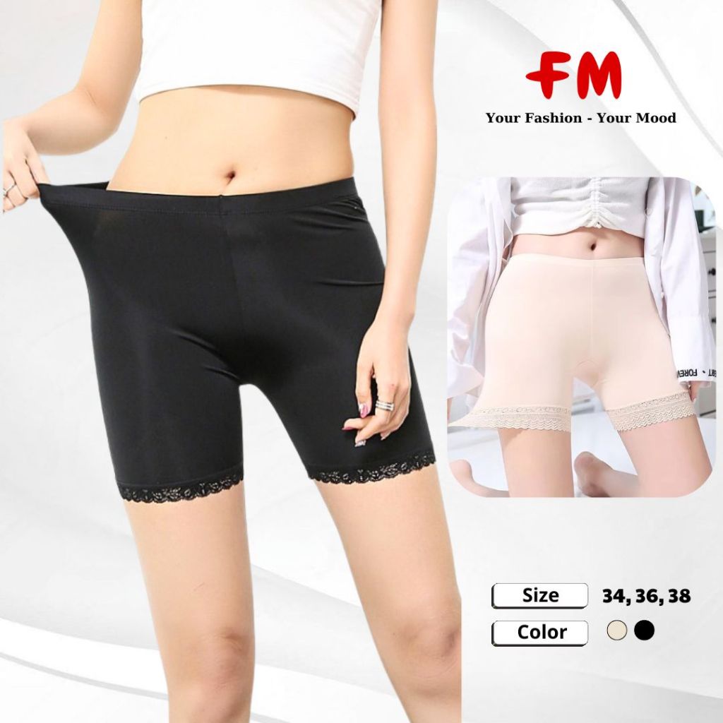 Quần mặc trong váy FMSTYLE co giãn đa chiều, đàn hồi tốt, phụ kiện đầm váy, size dưới 60kg 25061635