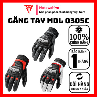  Găng Tay Da MOTOWOLF MDL0305C Gù Carbon - Motowolf Việt Nam Chính Hãng 