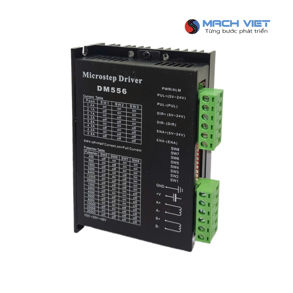 Drive điều khiển động cơ bước (dùng cho động cơ size 57, 60) DM556 5,6A  giá rẻ