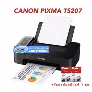 Máy in phun màu Canon PIXMA TS207 (A4/A5/ USB) - Chính hãng