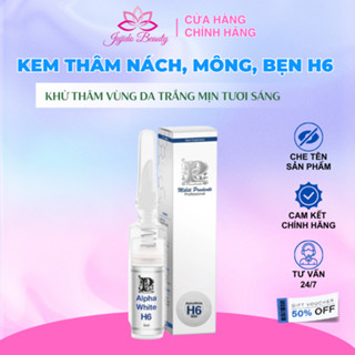  Kem Thâm Nách Mông Bẹn Nuwhite H6 Kem Làm Hồng Alphawhite Mibiti Prudente 5ml Khử Thâm Vùng Da Trắng Mịn Tươi Sáng 