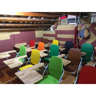 [Giá Sỉ] Ghế gấp liền bàn, ghế tay viết Cao Cấp, đủ màu để bạn lựa chọn