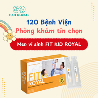 Men Vi Sinh FIT KID ROYAL - Bổ Sung Lợi Khuẩn Anh Quốc - Hỗ Trợ Tiêu Hóa Cho Bé (20 Ống x 5ML/Hộp)