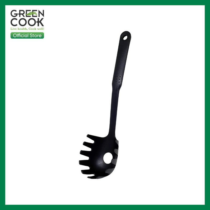 Vá vớt mì nhựa Green Cook chất liệu PA66 an toàn sức khỏe