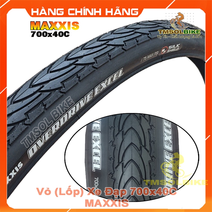 Vỏ Lốp Xe Đạp MAXXIS OVERDRIVE EXCEL 700X40C 35C travel stab-proof off-road road