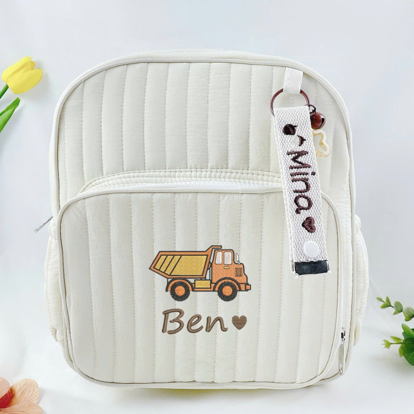 [Thêu Tên] Balo đi học cho bé mầm non vải chần bông cao cấp, Balo cho bé trai, balo mầm non, balo cho bé gái