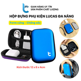 Hộp Đựng Phụ Kiện Lucas Đa Năng Đựng Củ, Cáp Sạc, Tai Nghe, Ổ Cứng, SSD USB Nhỏ Gọn Tiện Lợi SY02