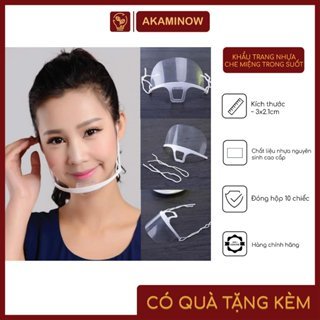 Combo 10,20,50 cái Khẩu Trang nhựa che miệng khi giao tiếp hoặc chế biến thức ăn , phun xăm , spa