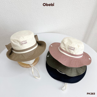 Mũ Bẻ Vành Phối Màu Obebi Sành Điệu Che Mát Cho Bé Trai Bé Gái từ 3m-4 tuổi PK263