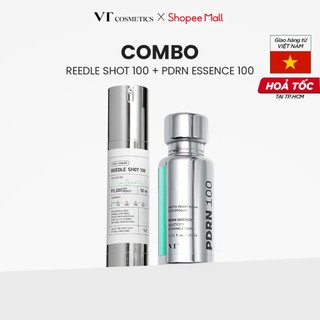   Combo  Tinh chất vi kim VT Reedle Shot 100 & Tinh chất dưỡng da VT PDRN Essence 100 