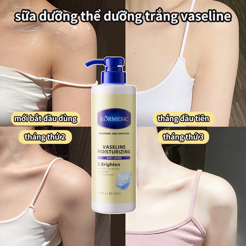 vaseline dưỡng thể dưỡng thể sữa dưỡng thể trắng da 500ml niacinamide dưỡng thể trắng da tươi mát