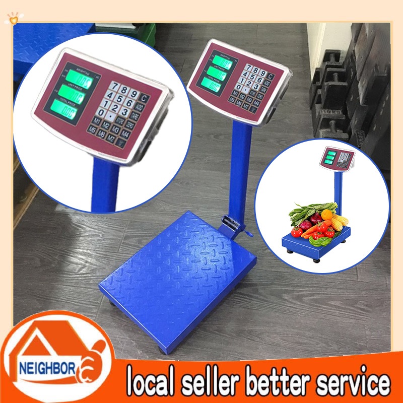 Cân điện tử 150kg -300kg, Cân điện tử bếp, Cân công nghiệp tính giá chính xác,Cân Điện Tử Tính Tiền 