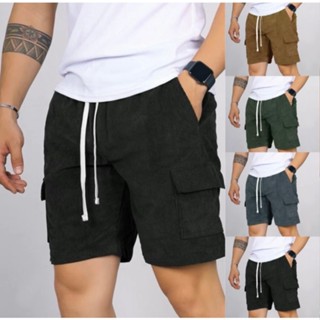 [SIÊU HOT] Quần đùi Nam Túi hộp, Quần short Nam túi hộp trơn chất nhung tăm  mềm mịn, dầy dặn thoải mái từ 38-85kg