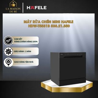 Máy rửa chén mini Hafele 538.21.350, Dung tích 8 bộ đồ ăn Châu Âu, 7 chế độ linh hoạt - LMS