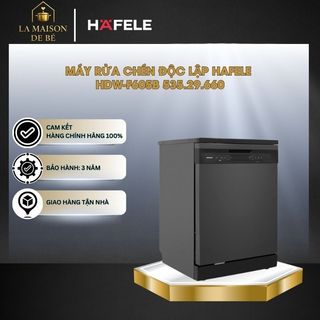 Máy rửa bát độc lập Hafele 535.29.660, Sức chứa 14 bộ đồ ăn, Chất liệu thép sơn tĩnh điện - LMS