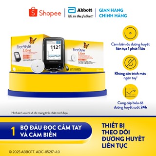  Combo đầu đọc cầm tay và Cảm biến đo đường huyết liên tục FreeStyle Libre 