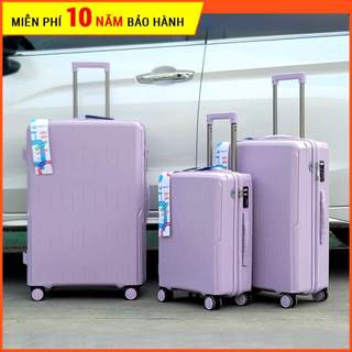  vali Vali nhựa PP chống vỡ ht vali nhựa pp siêu dẻo dai bền bỉ 
