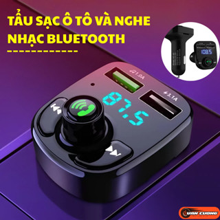  Tẩu Sạc Đa Năng Xe Ô Tô Kiêm Nghe Nhạc Bluetooth Tẩu Sạc Nhanh Và Nghe Máy Tiện Lợi 