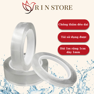 Băng Keo 2 Mặt Dán Siêu Chắc Băng Keo 2 Mặt Trong Suốt Chống Nước Bền Bỉ Tái Sử Dụng Được RIN