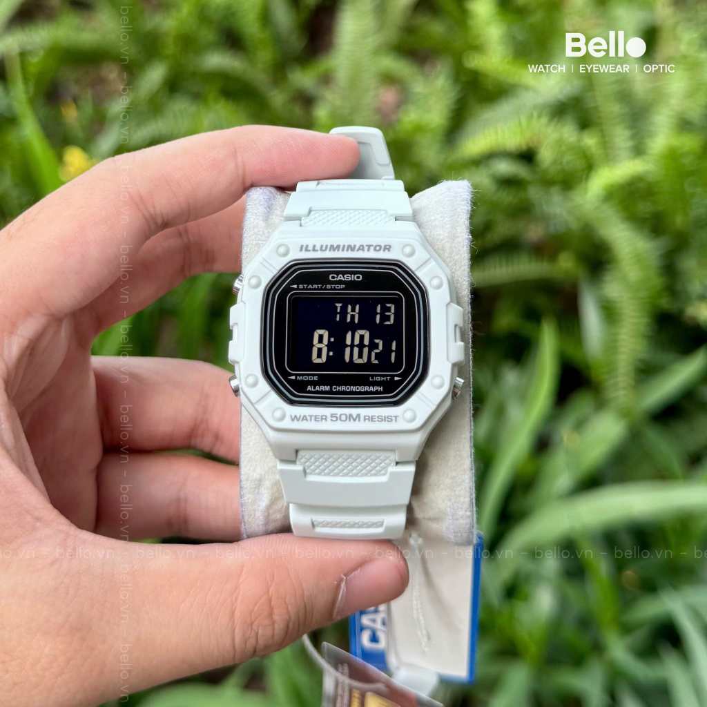 Đồng hồ dây nhựa Casio Nam W-218 chính hãng bảo hành 1 năm Pin trọn đời | BigBuy360 - bigbuy360.vn