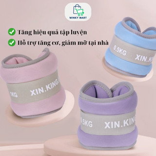 [1 cặp] Tạ Đeo Tay Chân Tập Thể Thao Cao Cấp, Thiết Kế Thời Trang, Nhiều Mức Trọng Lượng, Nhiều Màu Cho Nam Nữ