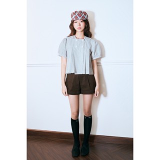 LIBÉ WORKSHOP - Quần ngắn trên gối màu nâu