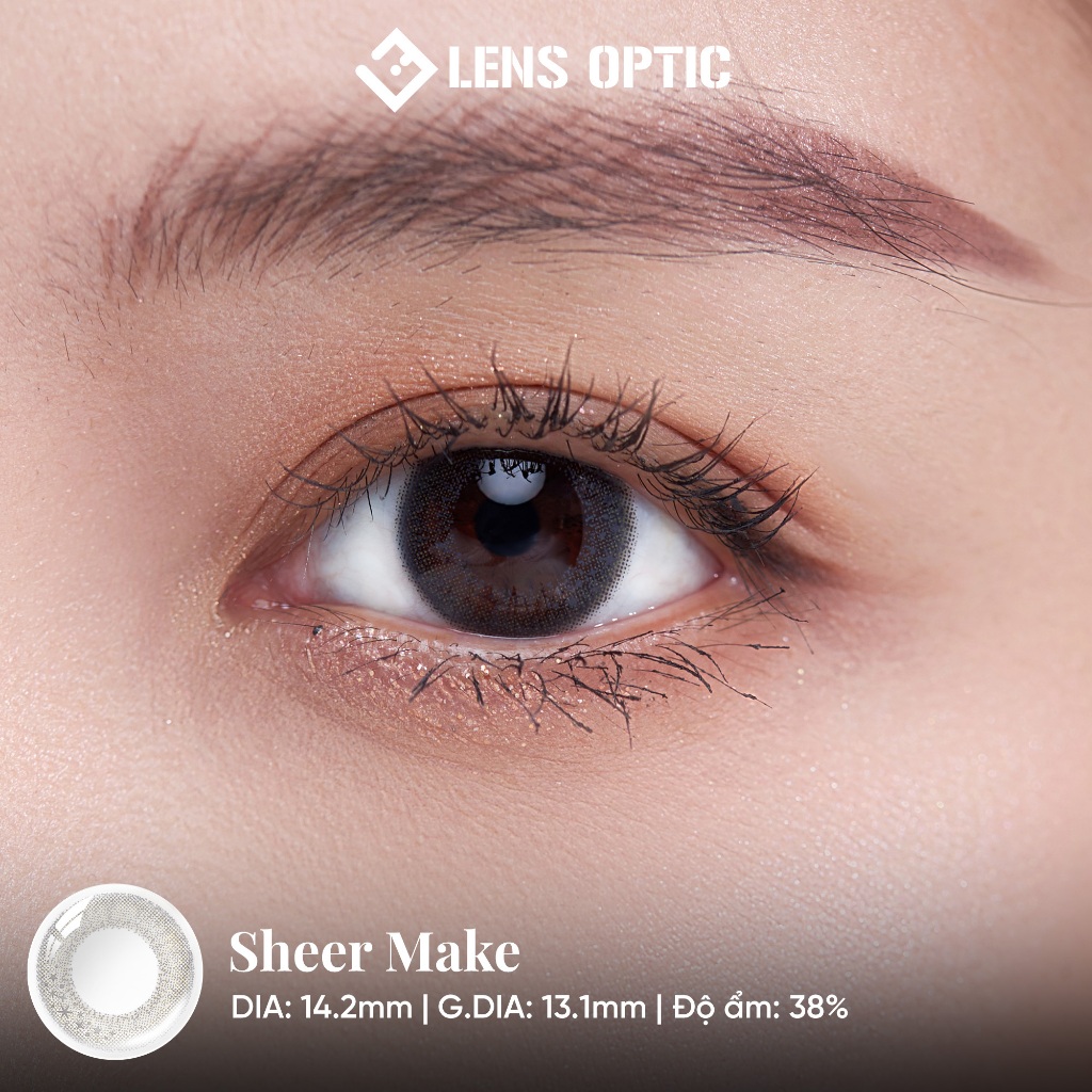 Kính áp tròng 1 ngày SEED Eye Coffret 1 Day UV màu Sheer Make – Lens xám trong trẻo - LENS OPTIC | BigBuy360 - bigbuy360.vn
