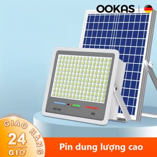  OOKAS Đèn năng lượng mặt trời 3500W Đèn Led Chống Lóa Cao Cấp Thời gian chiếu xạ lên đến 10 giờ 