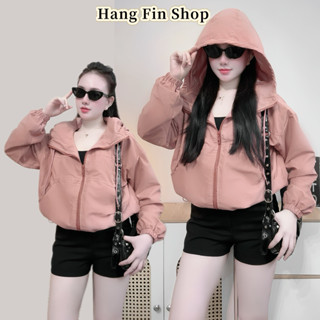 Áo Khoác Nữ QC Chất Liệu Kaki Dày Dặn [ 2 lớp ] Hàng Mới Về Nón Rộng Màu Sắc Trơn Tươi Tắn Trẻ Trung, by HangFinShop