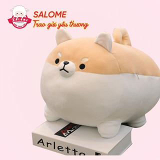 Gấu Bông Chó Shiba Inu Dễ Thương Vải Miniso Mềm Mịn Thú Nhồi Bông Ôm Ngủ SALOME 