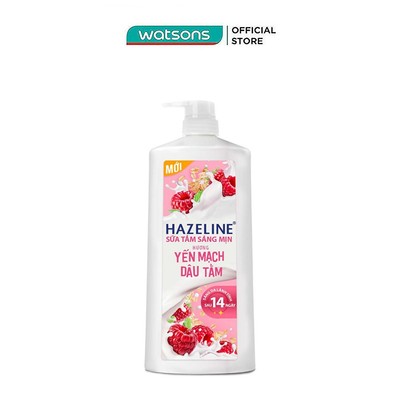 Sữa Tắm Hazeline Sáng Mịn Dưỡng Ẩm Chiết Xuất Yến Mạch Dâu Tằm 1kg