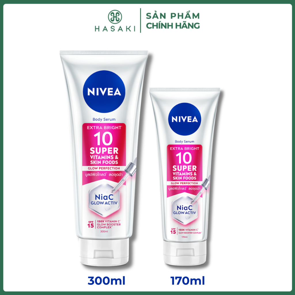 [DAILY] Serum Dưỡng Thể Nivea Sáng Da Mờ Thâm Nám Extra Bright 10 Super Vitamins Hasaki | BigBuy360 - bigbuy360.vn