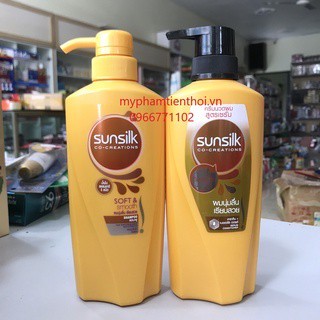 Sunsilk Bộ Dầu Gội Xả Thái 400+400ml Vàng Siêu Mượt